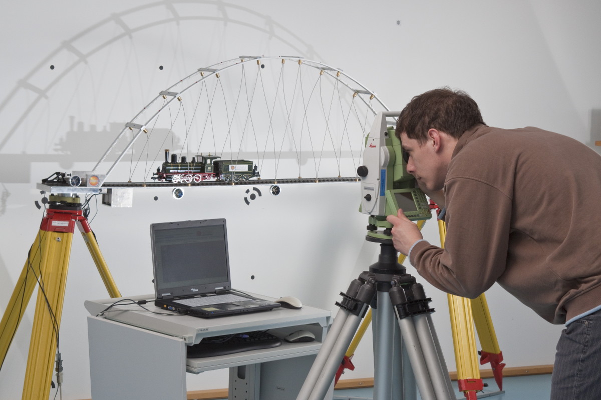 Test measurement in the lab (© Hochschule Neubrandenburg)